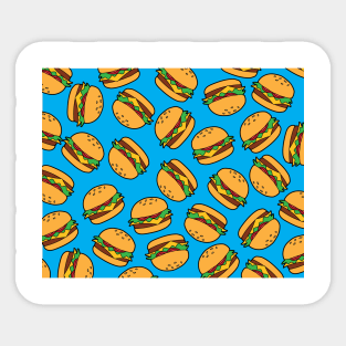 Burger pattern Sticker